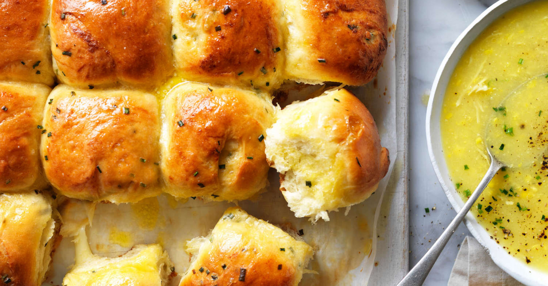 Garlic, Herb and Cheese Pull-Apart Recipe | myfoodbook
